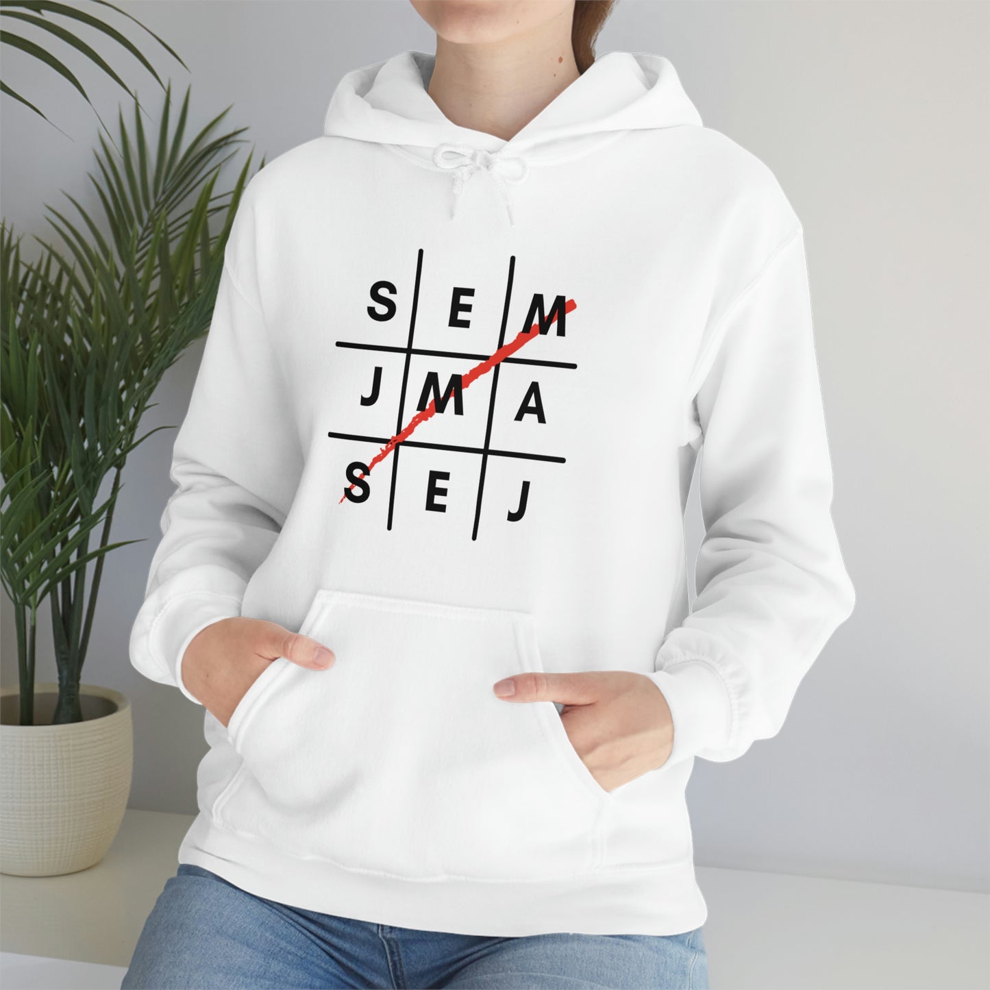 Semaj James Tic Tac Toe Unisex Heavy Blend™ Hooded Sweatshirt