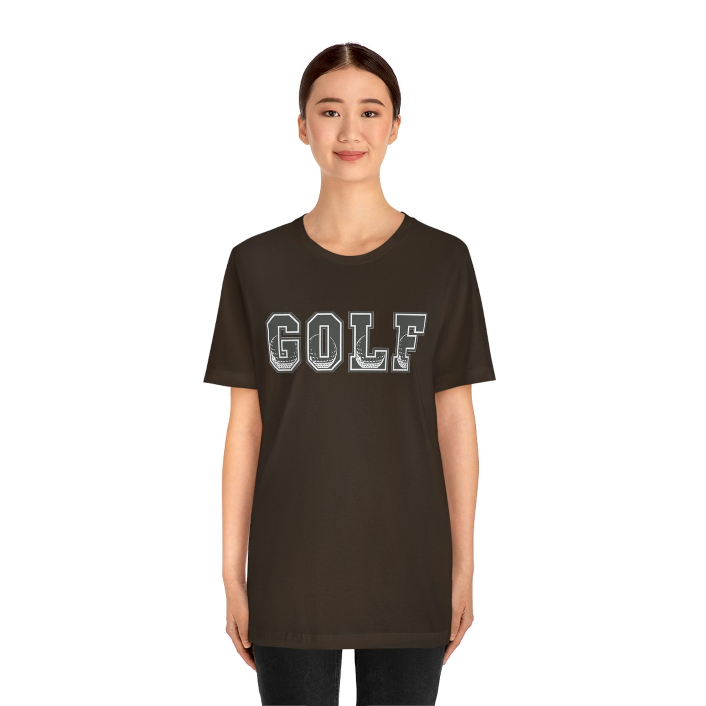 Golf Grey Unisex Jersey Short Sleeve Tee