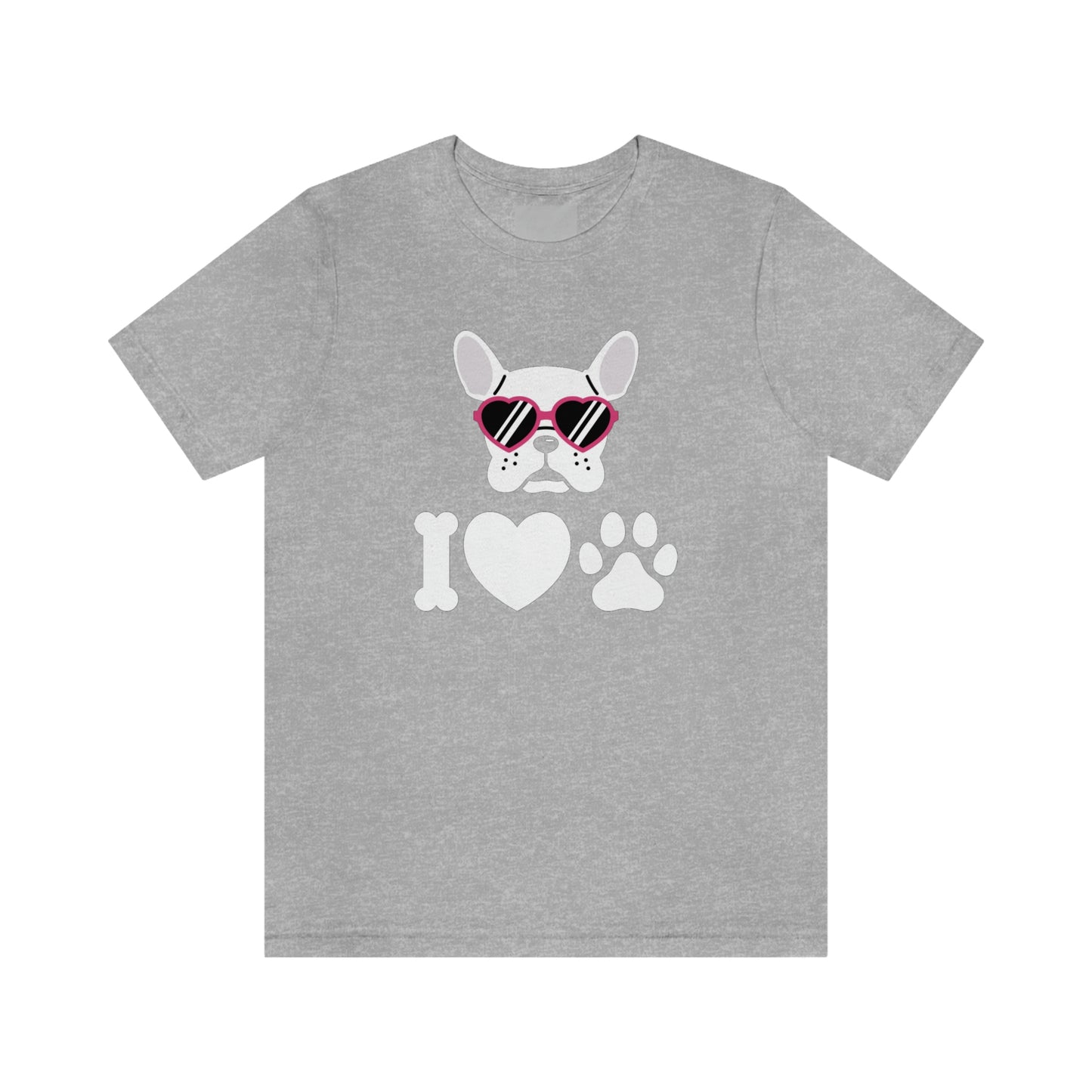 I Love Puppy Love Unisex Jersey Short Sleeve Tee