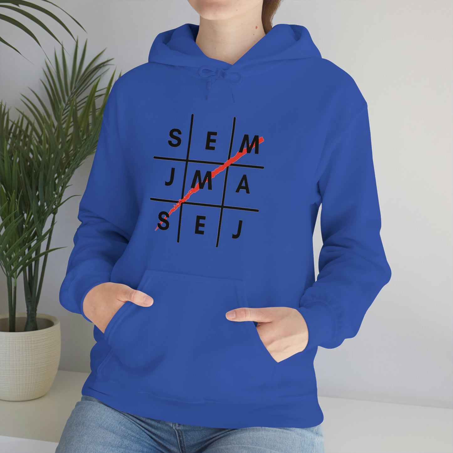 Semaj James Tic Tac Toe Unisex Heavy Blend™ Hooded Sweatshirt