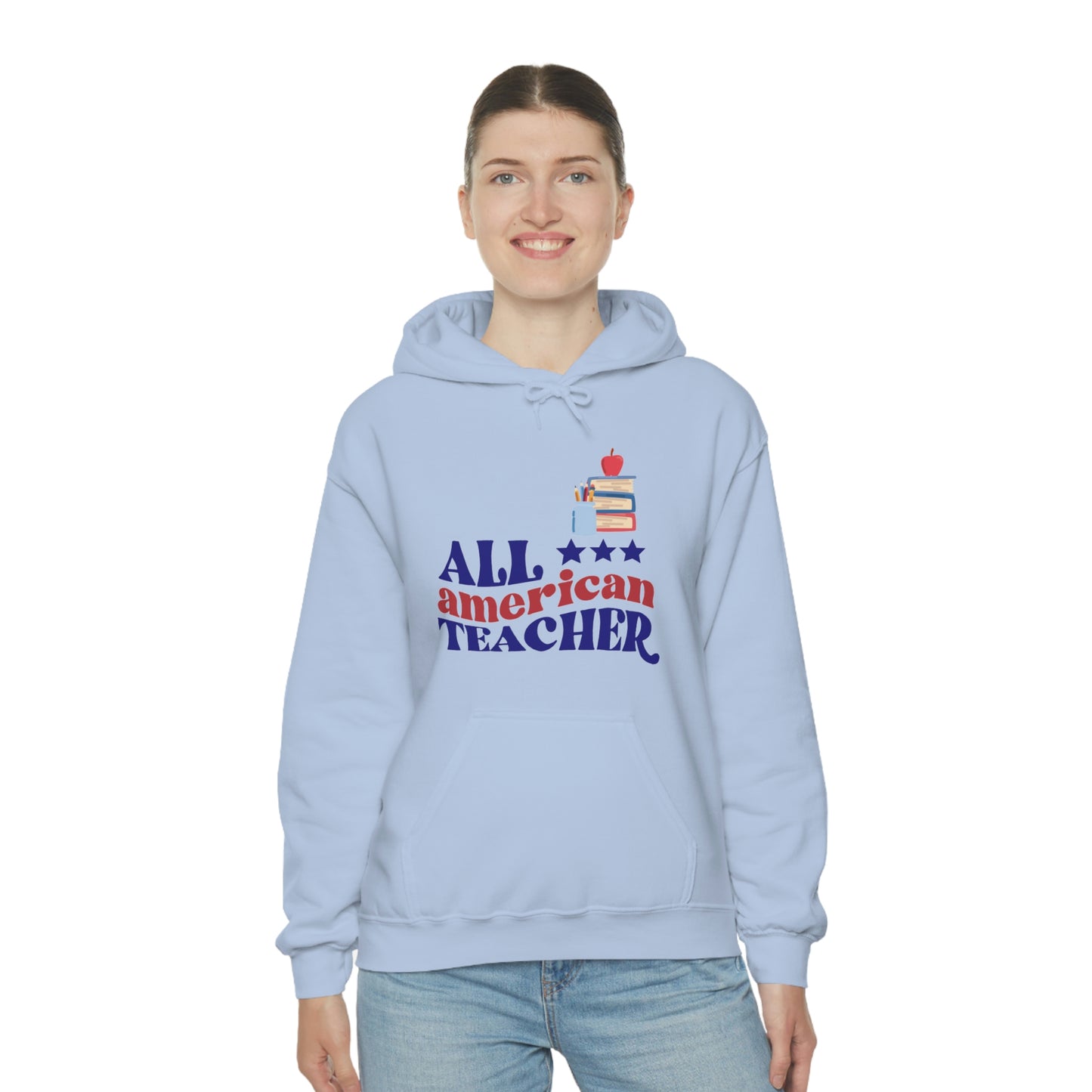 All American Teacher Unisex Heavy Blend™ Hooded Sweatshirt