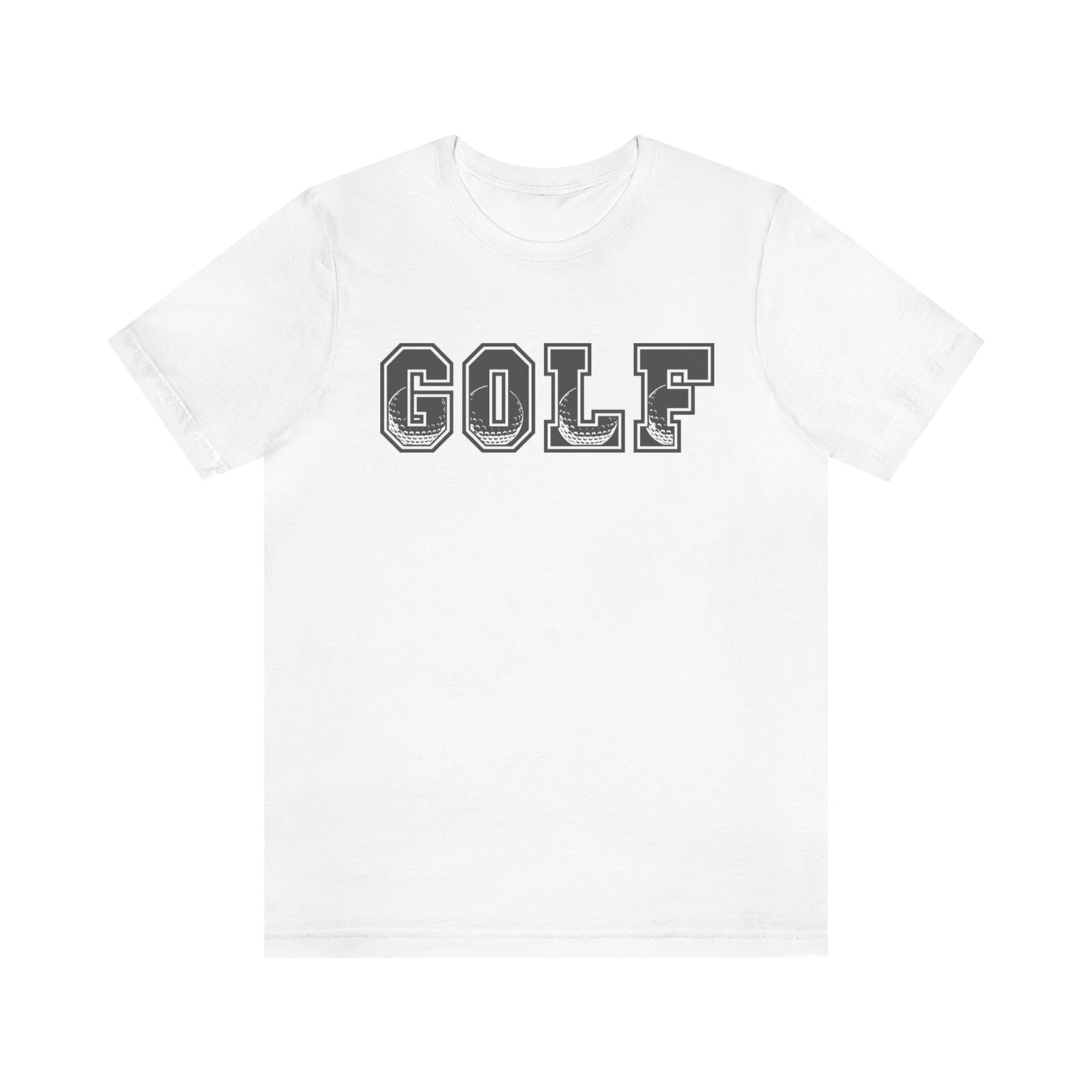 Golf Grey Unisex Jersey Short Sleeve Tee