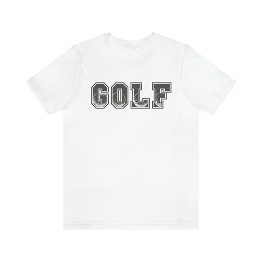 Golf Grey Unisex Jersey Short Sleeve Tee