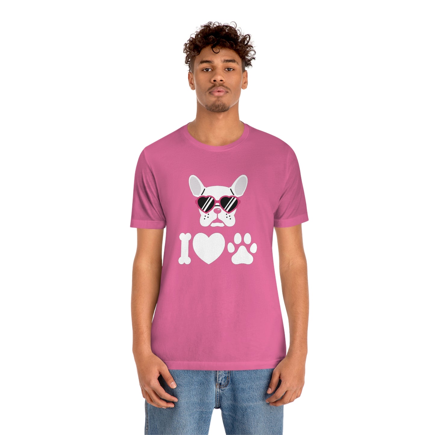 I Love Puppy Love Unisex Jersey Short Sleeve Tee