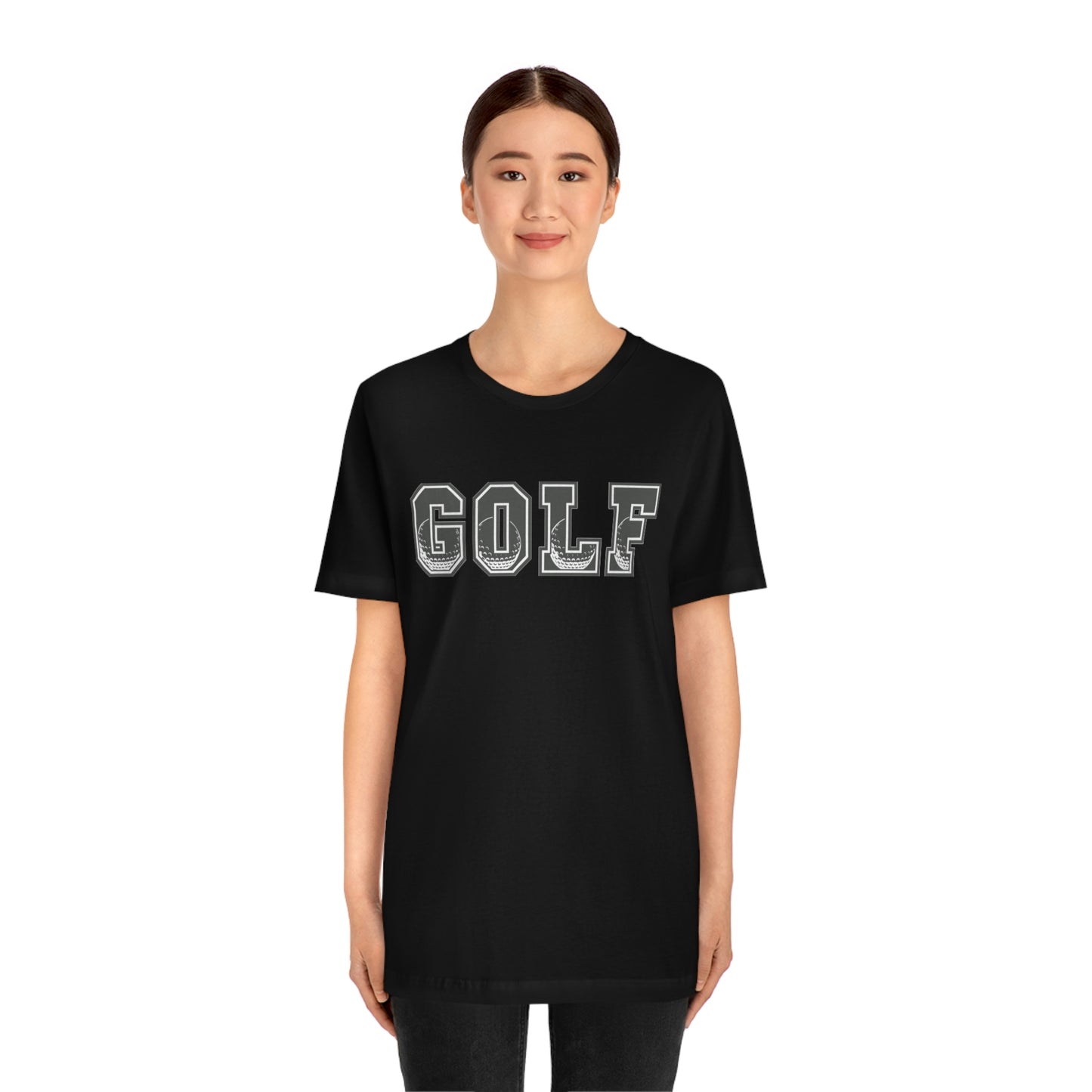 Golf Grey Unisex Jersey Short Sleeve Tee