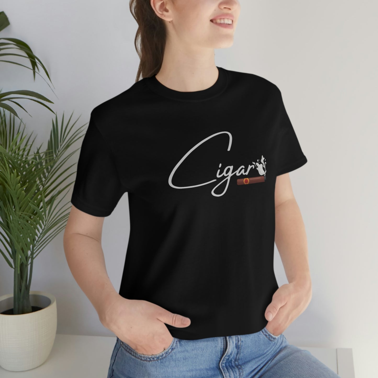 Cigar Unisex Jersey Short Sleeve Tee