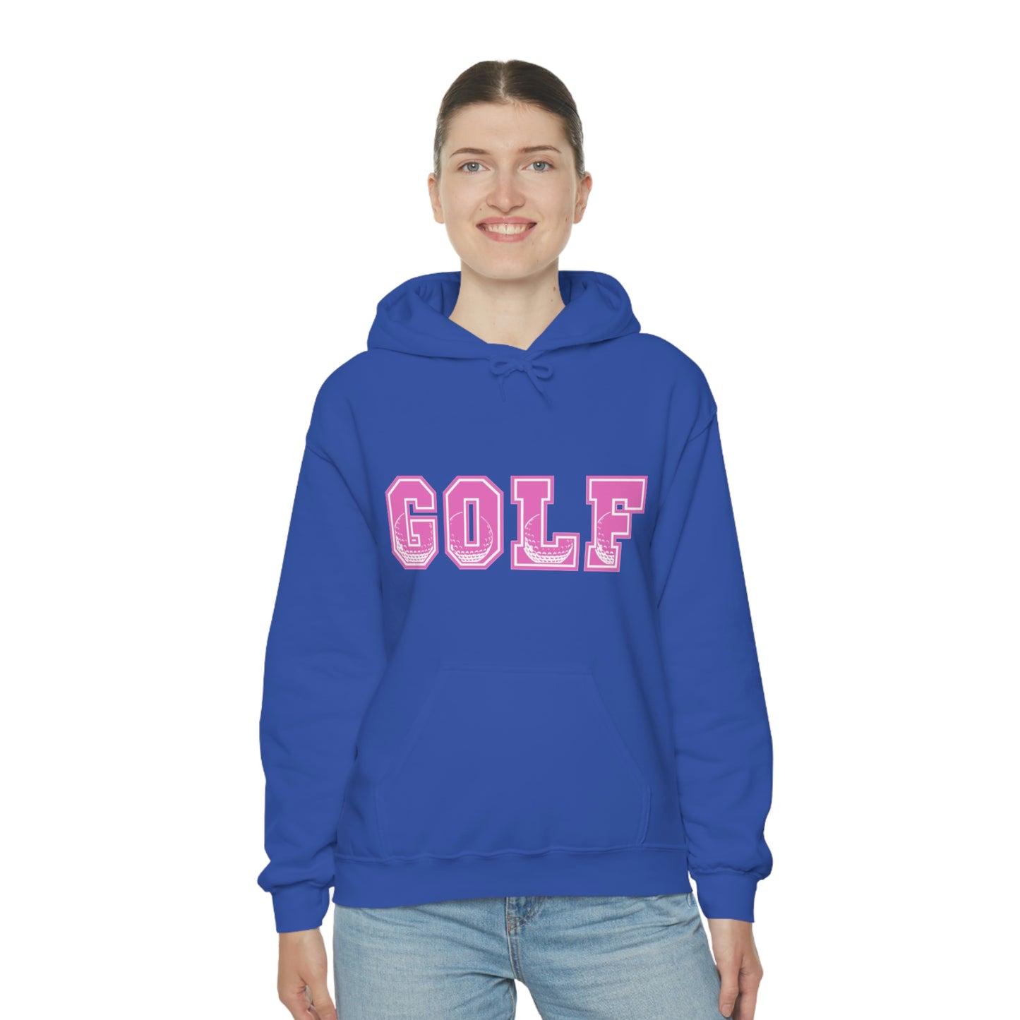 Golf Pink Unisex Heavy Blend™ Hooded Sweatshirt