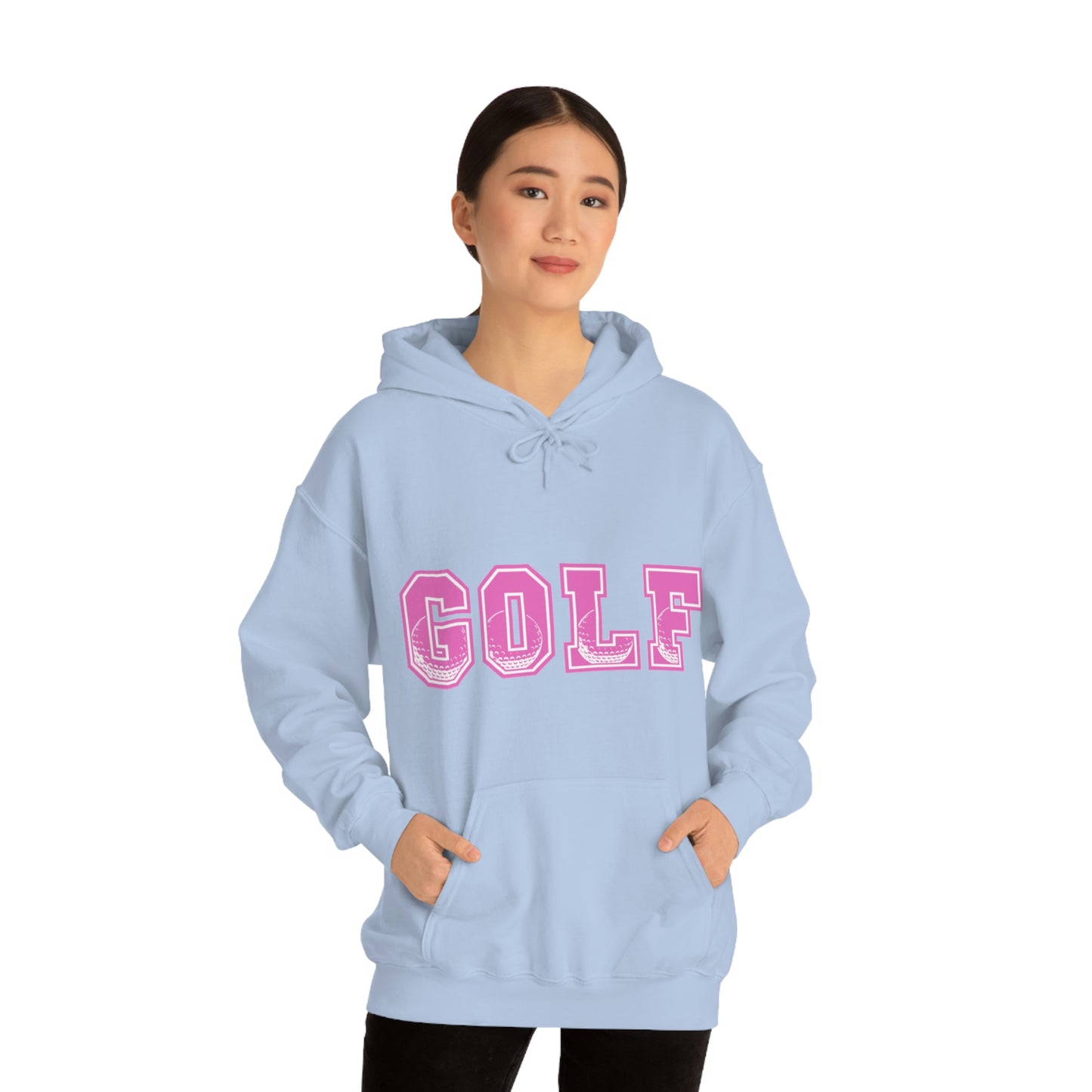 Golf Pink Unisex Heavy Blend™ Hooded Sweatshirt