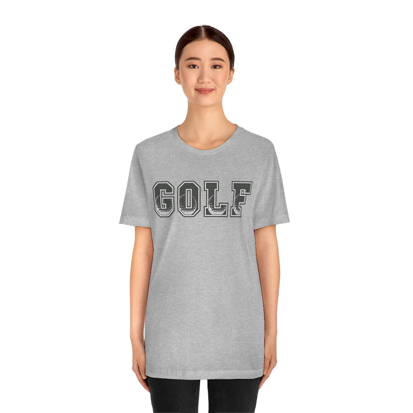 Golf Grey Unisex Jersey Short Sleeve Tee