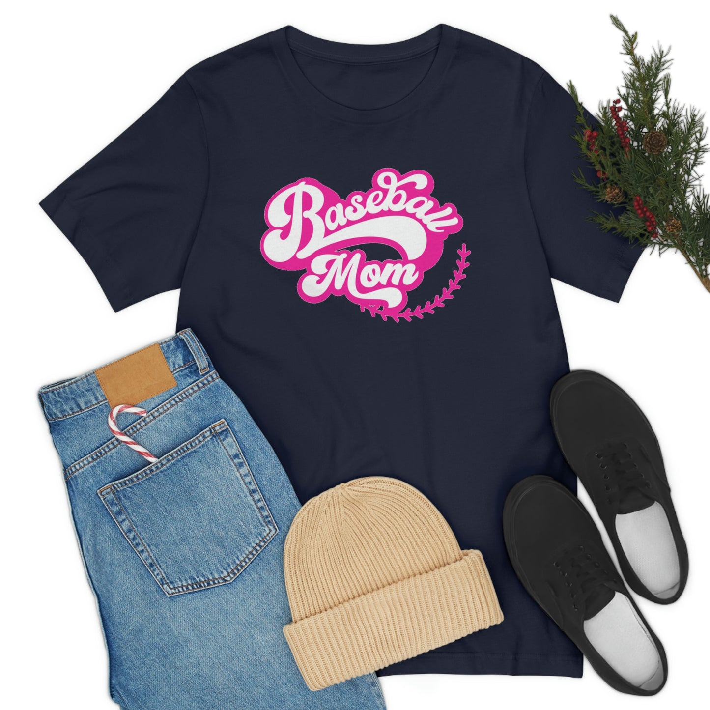 Baseball Mom Unisex Jersey Short Sleeve Tee