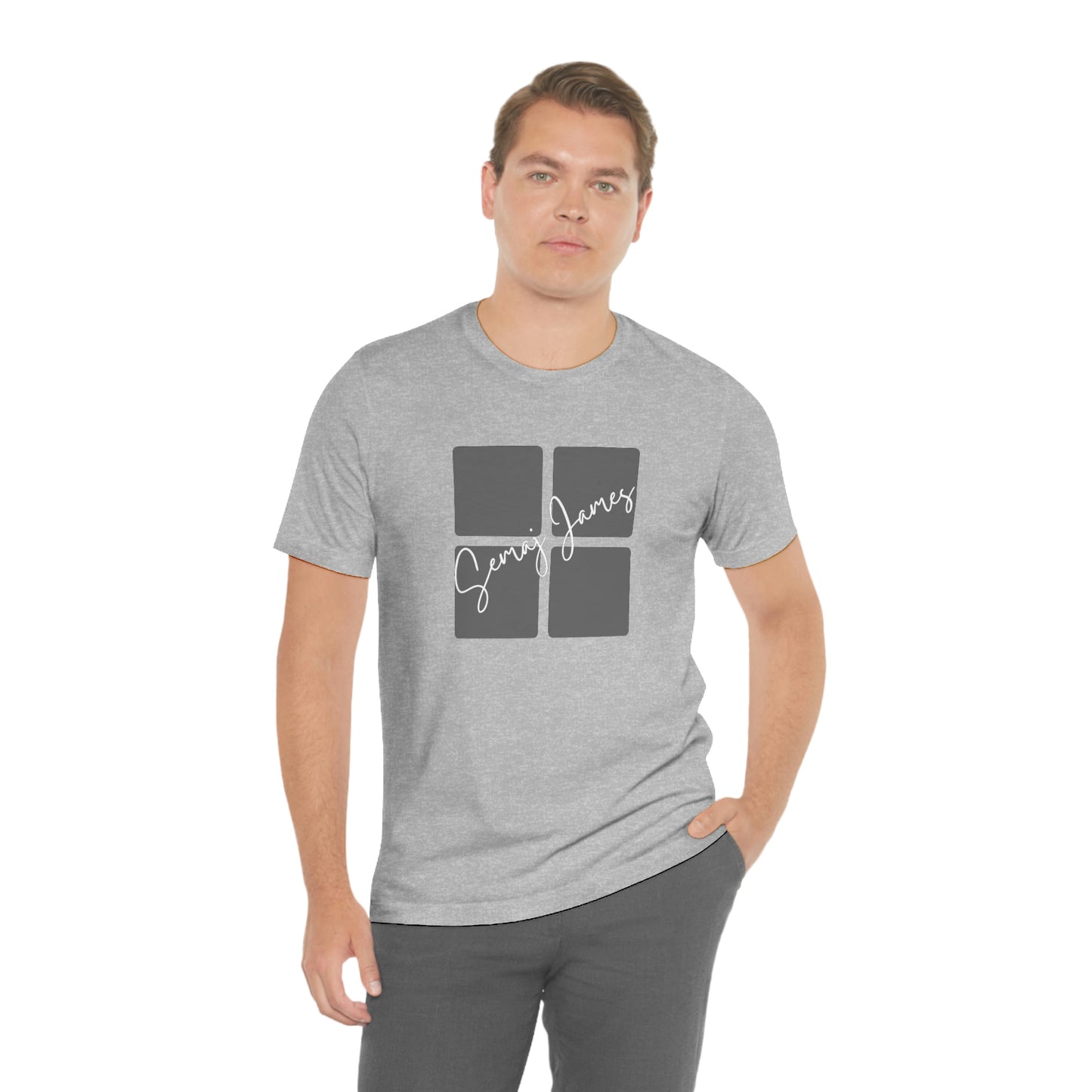 Broken Square Semaj James Unisex Short Sleeve Tee