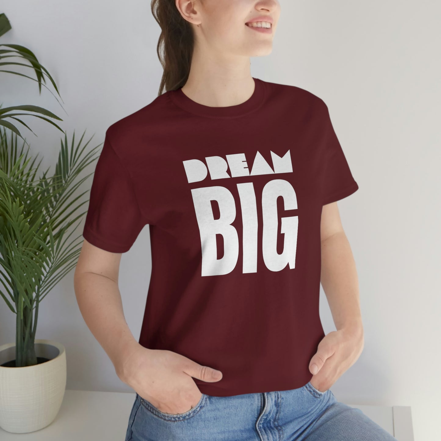 Dream Big Unisex Jersey Short Sleeve Tee