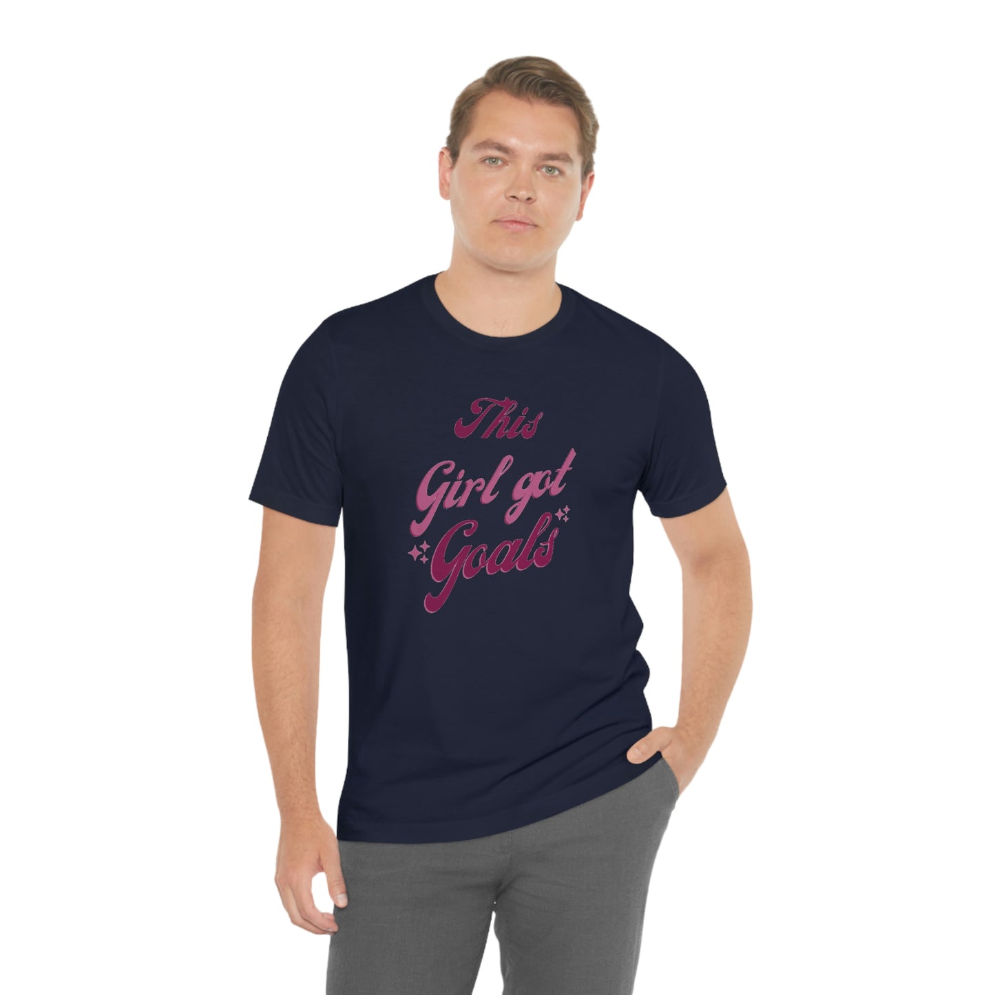 This Girl Got Goals Unisex Jersey Short Sleeve Tee