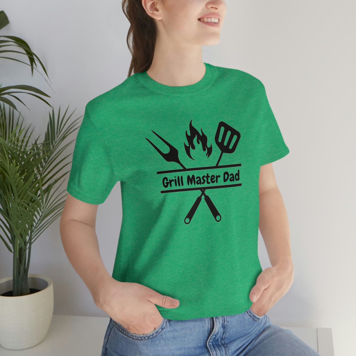 Grill Master Dad Unisex Jersey Short Sleeve Tee