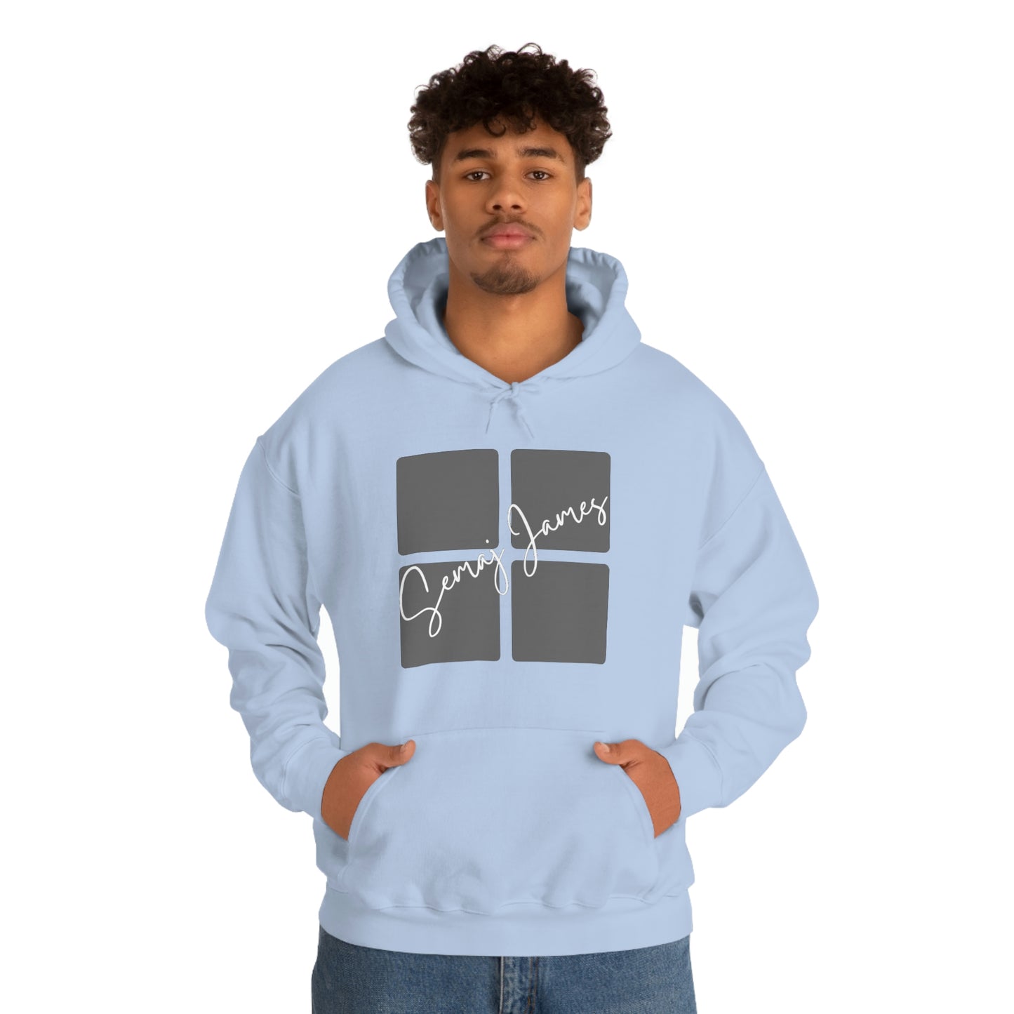 Broken Square Semaj James Unisex Heavy Blend™ Hooded Sweatshirt