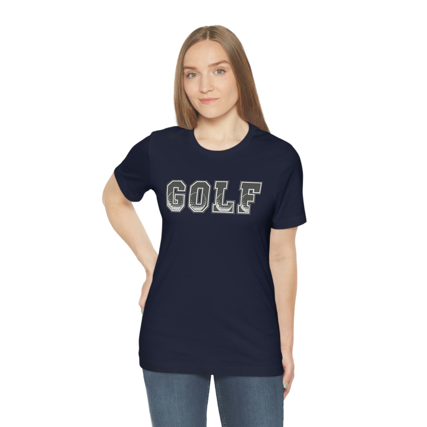 Golf Grey Unisex Jersey Short Sleeve Tee