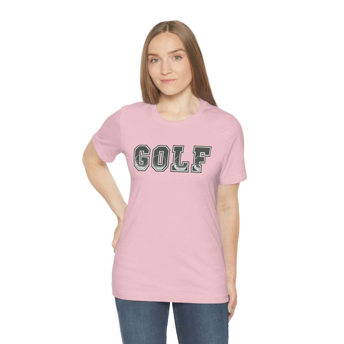 Golf Grey Unisex Jersey Short Sleeve Tee