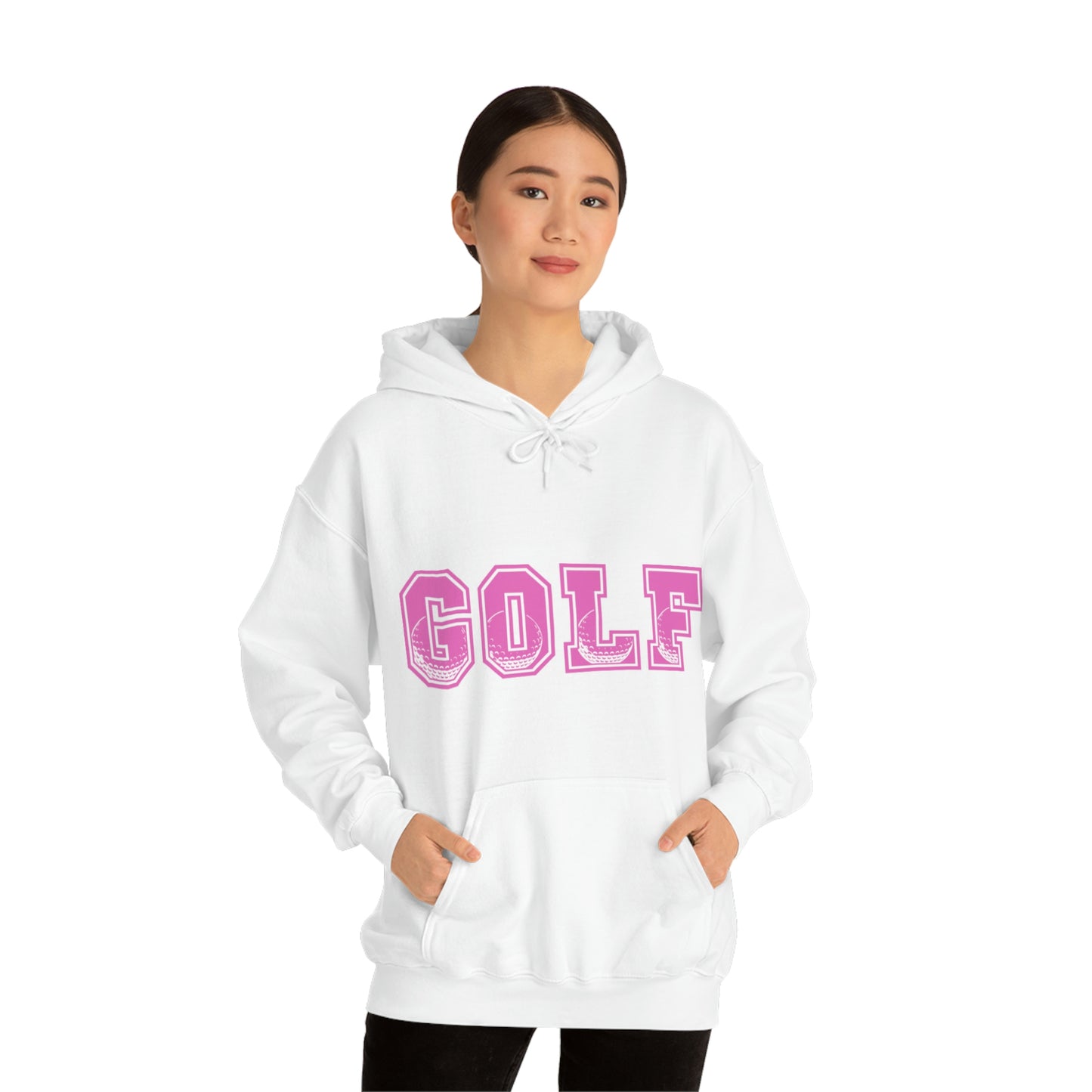 Golf Pink Unisex Heavy Blend™ Hooded Sweatshirt