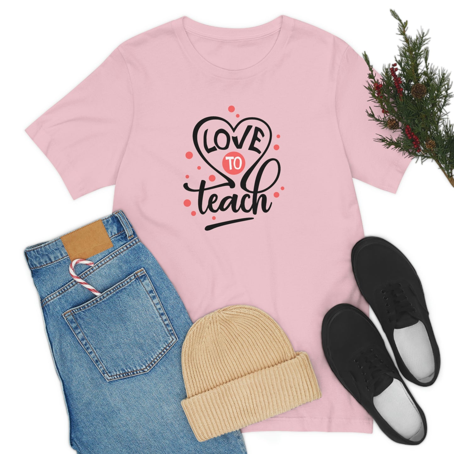 Love To Teach Unisex Jersey Short Sleeve Tee