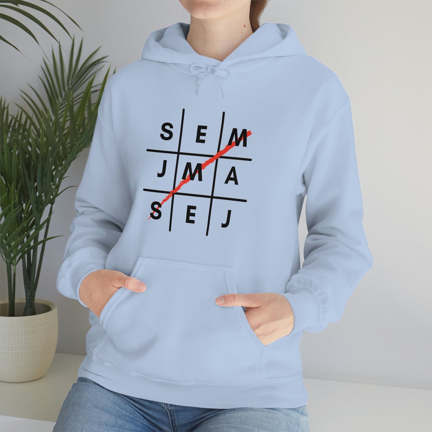 Semaj James Tic Tac Toe Unisex Heavy Blend™ Hooded Sweatshirt