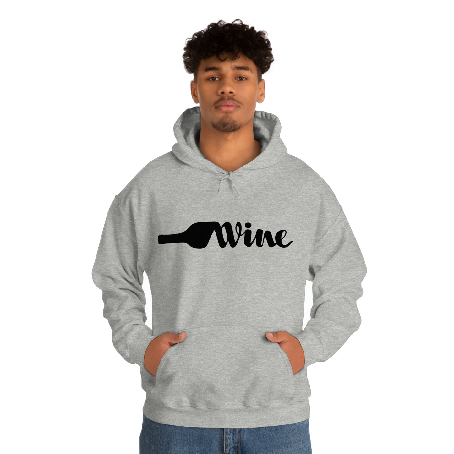 Wine Unisex Heavy Blend™ Hooded Sweatshirt