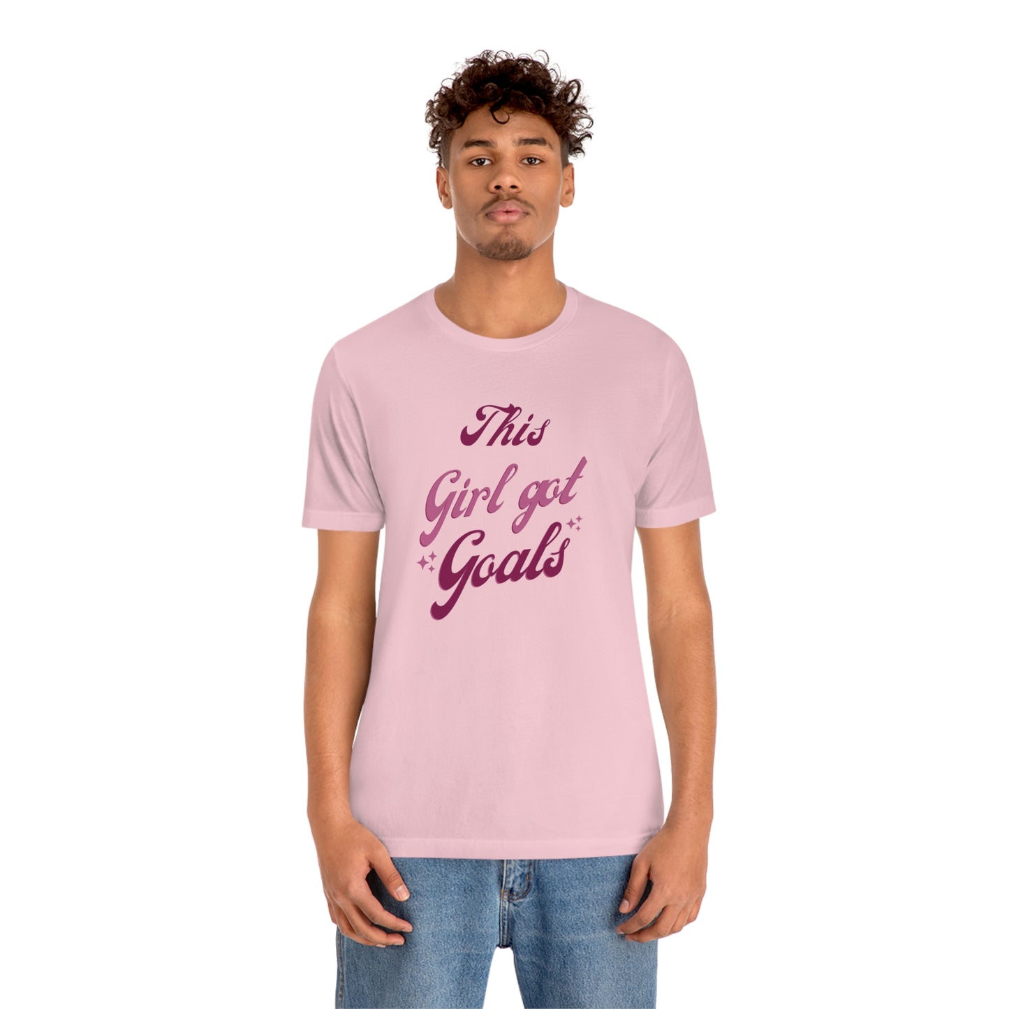 This Girl Got Goals Unisex Jersey Short Sleeve Tee