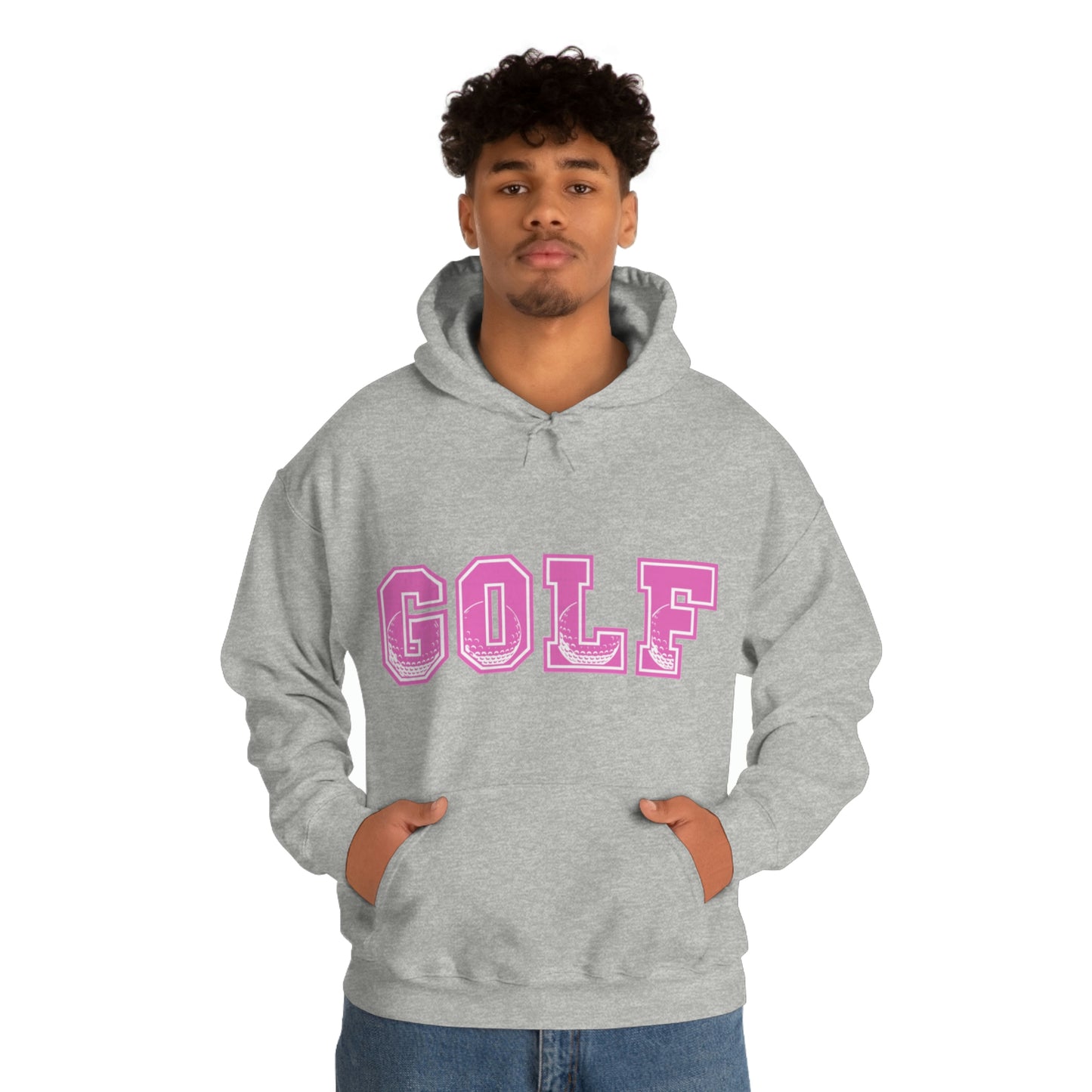 Golf Pink Unisex Heavy Blend™ Hooded Sweatshirt