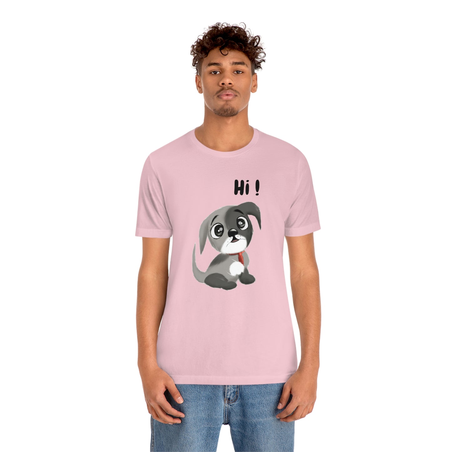 Hi Puppy Unisex Jersey Short Sleeve Tee