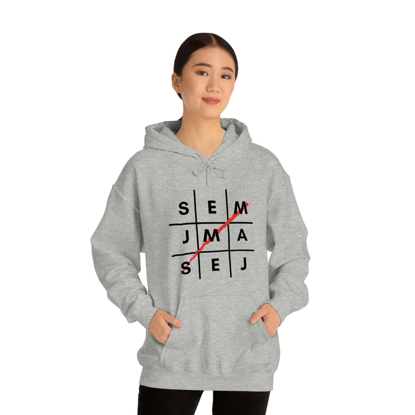 Semaj James Tic Tac Toe Unisex Heavy Blend™ Hooded Sweatshirt