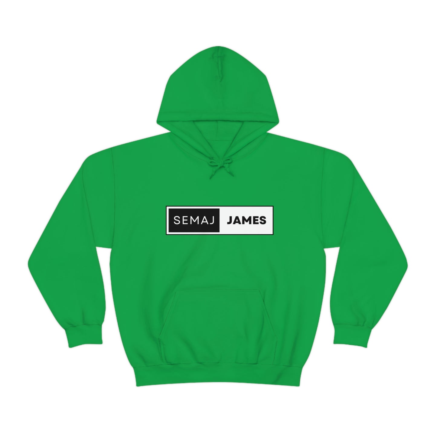 Semaj James Black & White Unisex Heavy Blend™ Hooded Sweatshirt