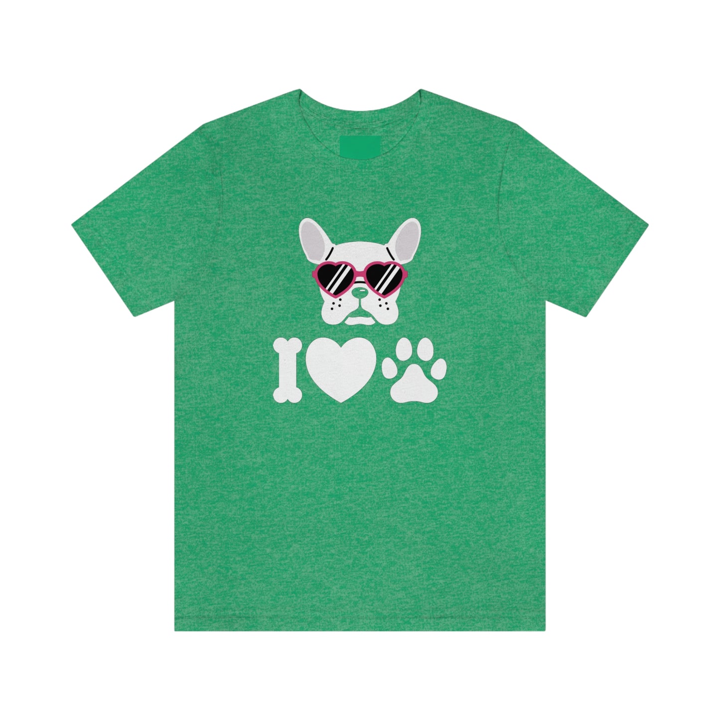 I Love Puppy Love Unisex Jersey Short Sleeve Tee