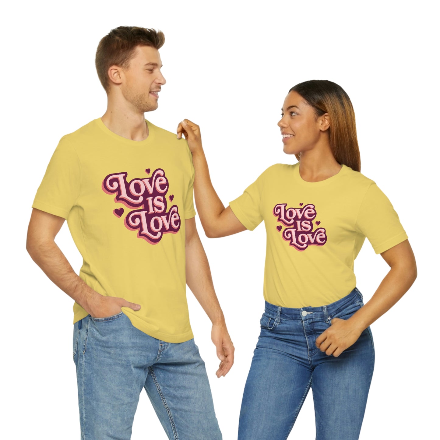 Love is Love Unisex Jersey Short Sleeve Tee