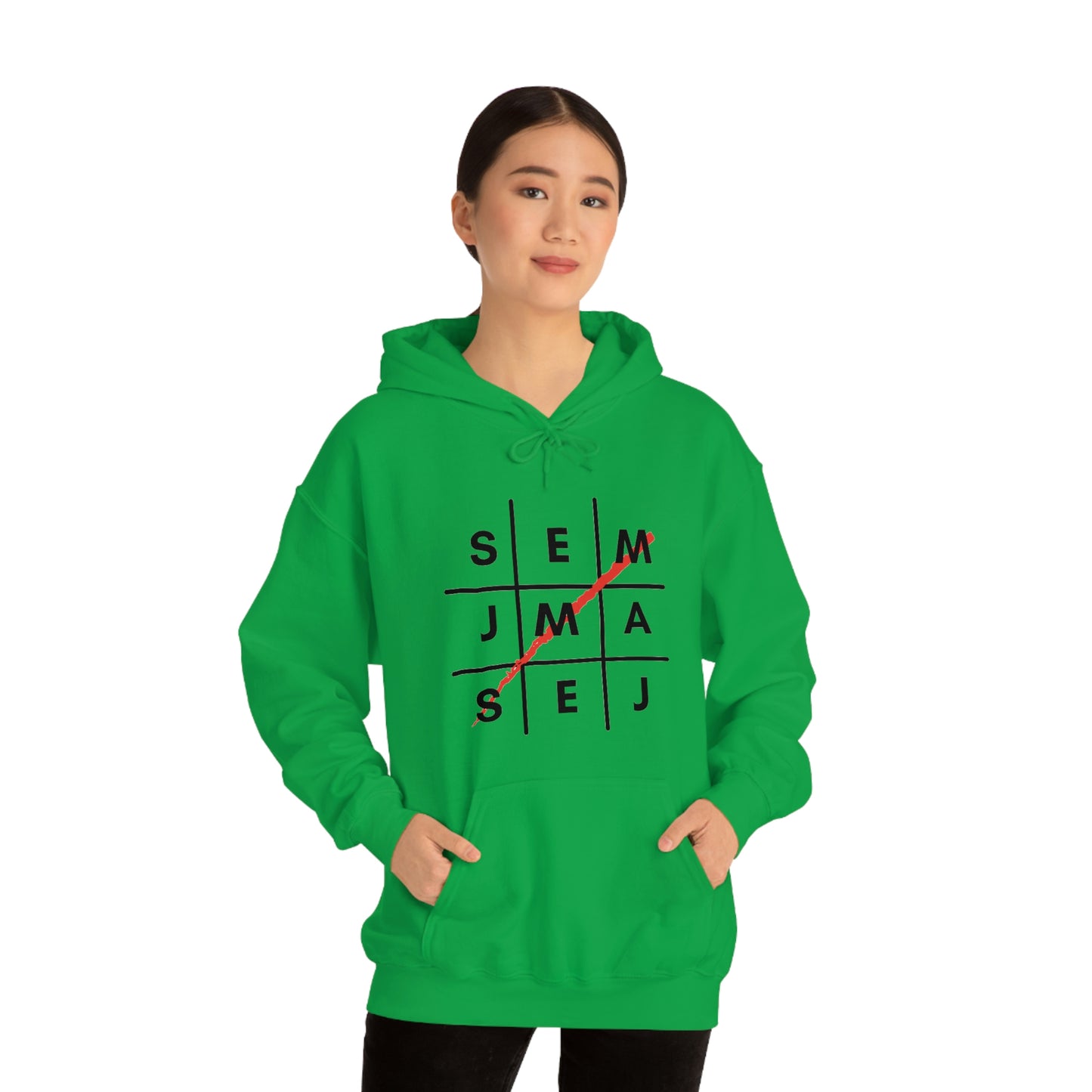 Semaj James Tic Tac Toe Unisex Heavy Blend™ Hooded Sweatshirt