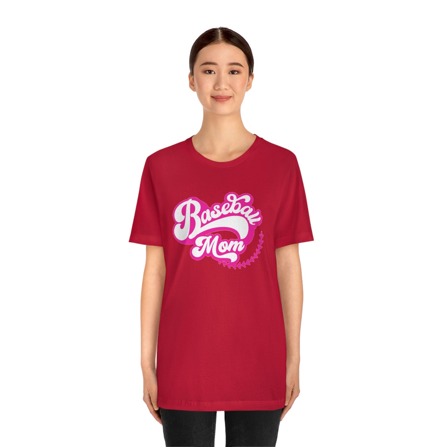 Baseball Mom Unisex Jersey Short Sleeve Tee