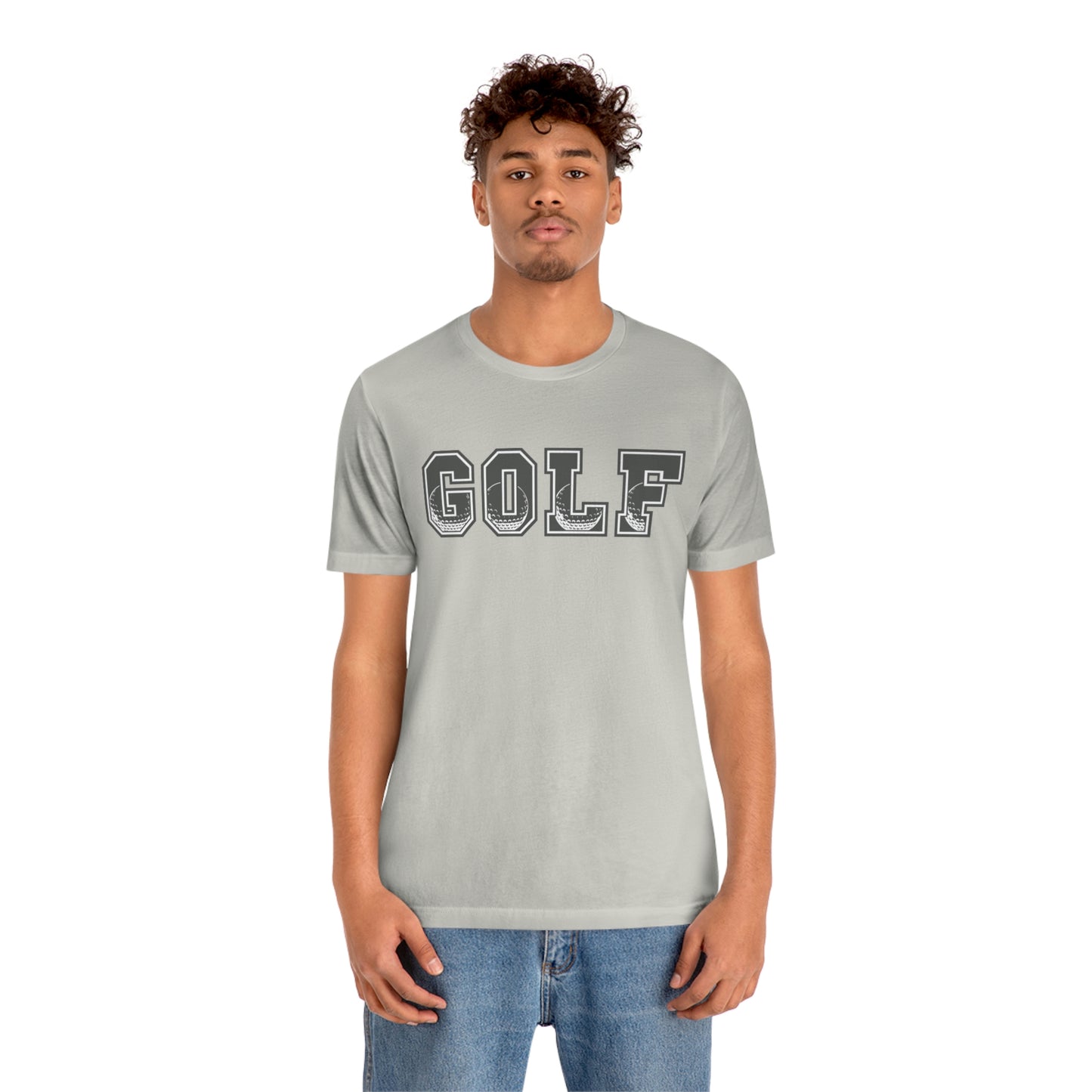 Golf Grey Unisex Jersey Short Sleeve Tee