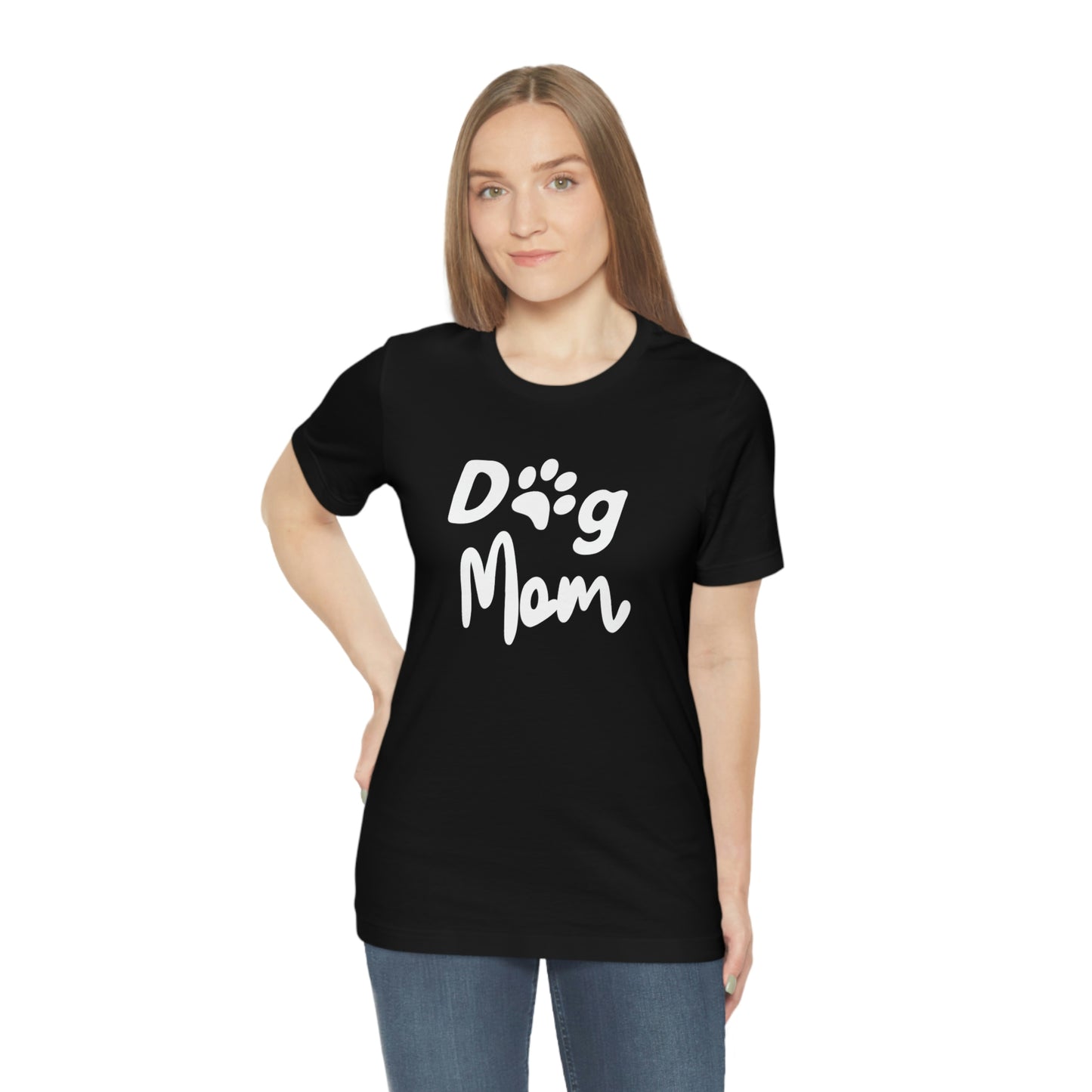 Dog Mom Unisex Jersey Short Sleeve Tee