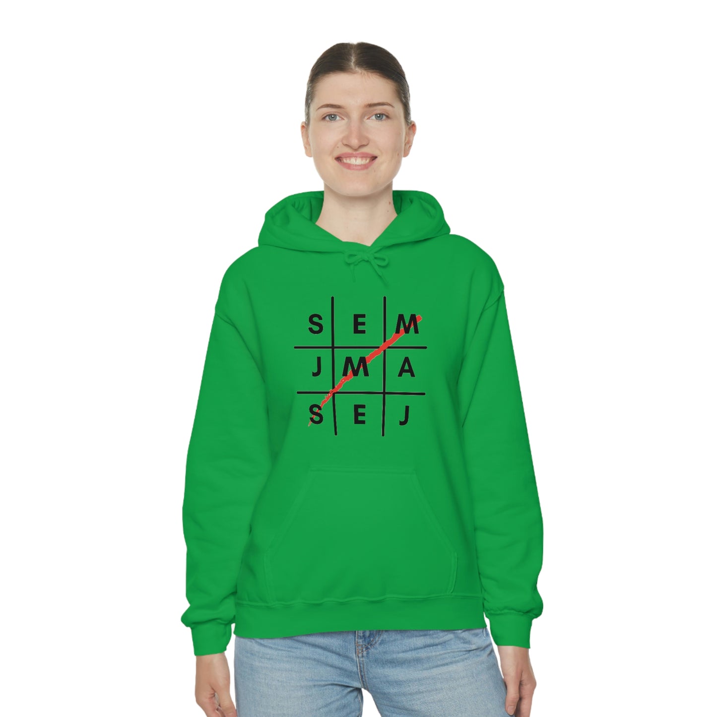 Semaj James Tic Tac Toe Unisex Heavy Blend™ Hooded Sweatshirt