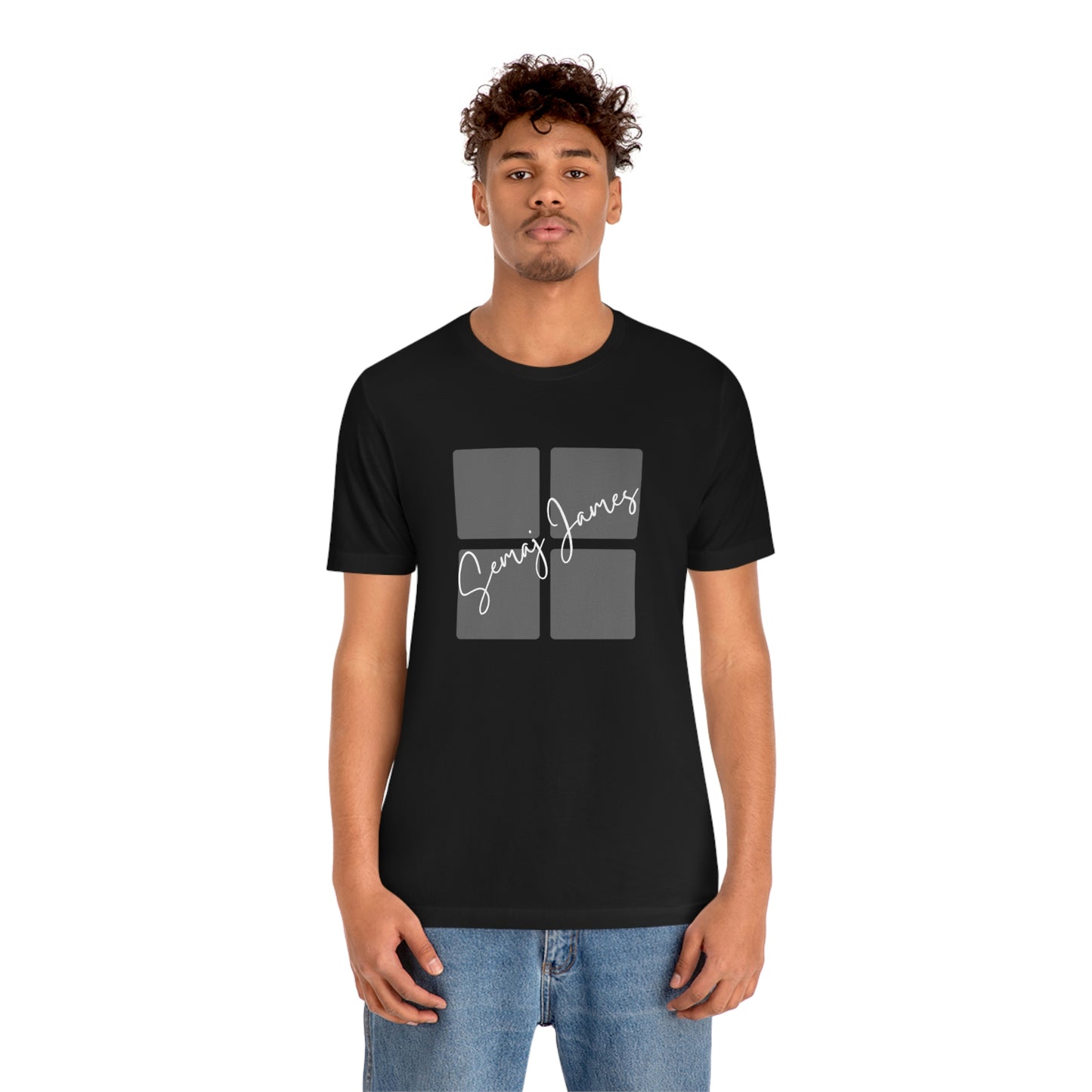 Broken Square Semaj James Unisex Short Sleeve Tee