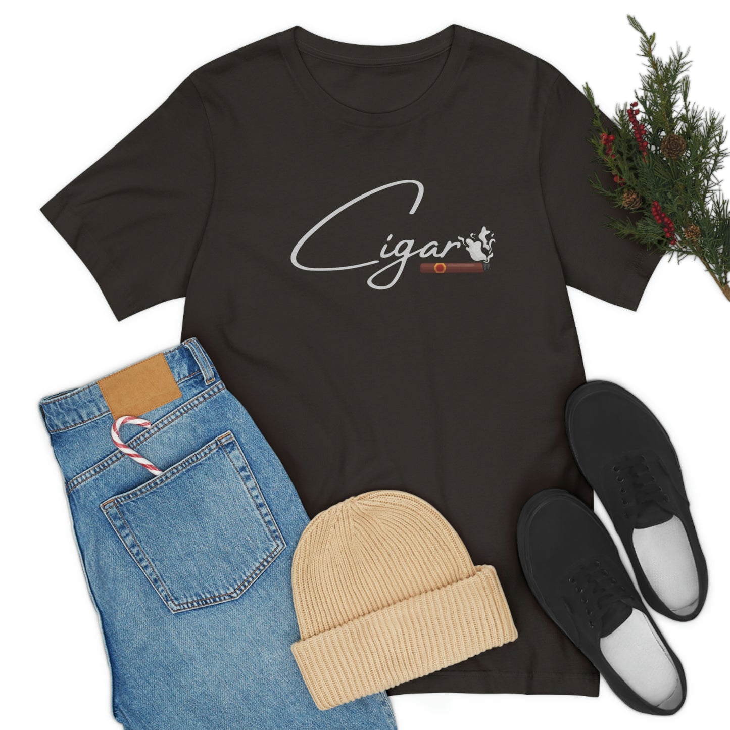 Cigar Unisex Jersey Short Sleeve Tee