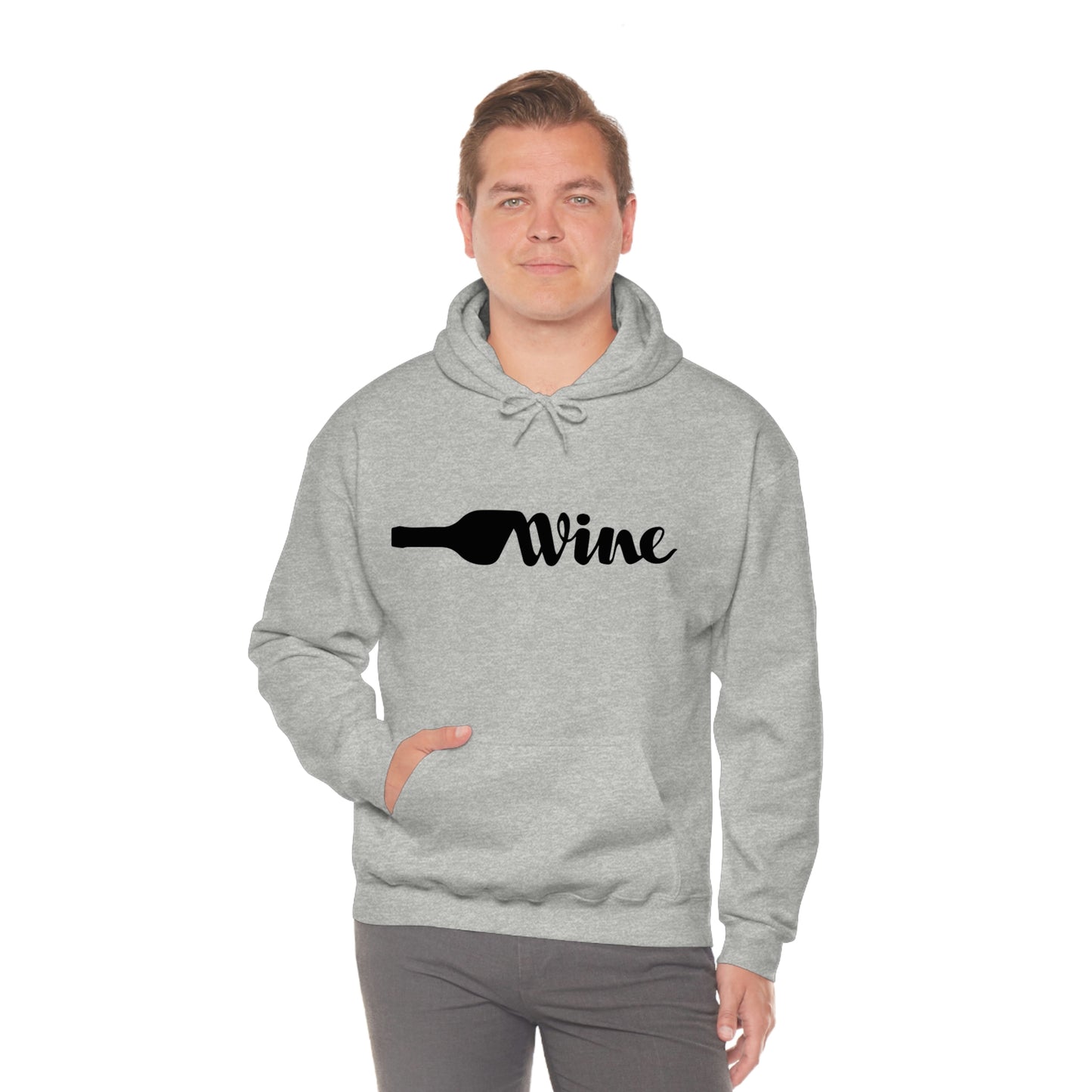 Wine Unisex Heavy Blend™ Hooded Sweatshirt