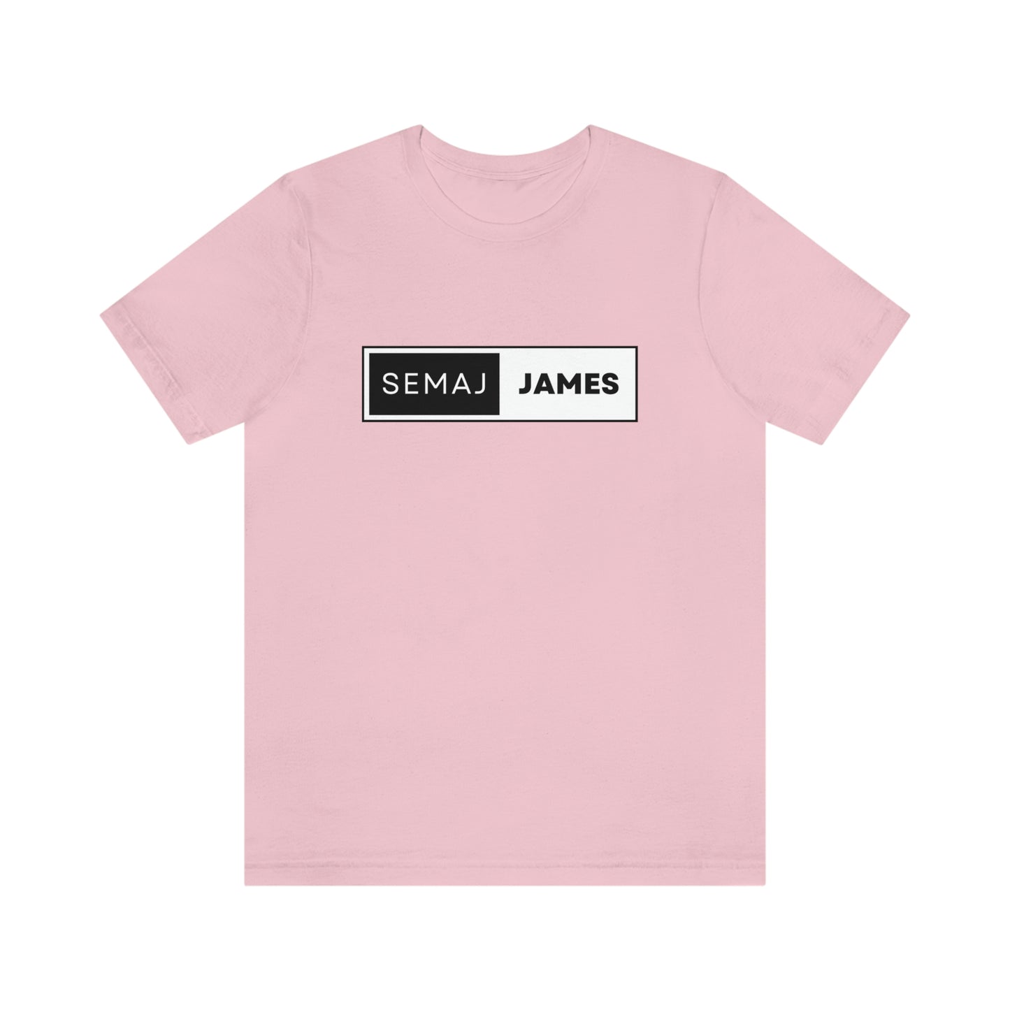 Semaj James BlacK & White Unisex Jersey Short Sleeve Tee