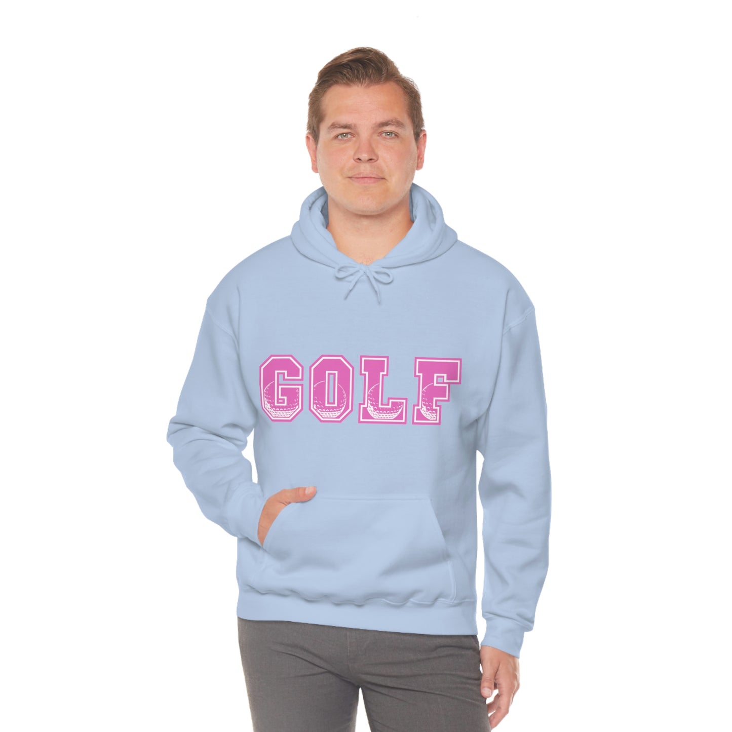 Golf Pink Unisex Heavy Blend™ Hooded Sweatshirt