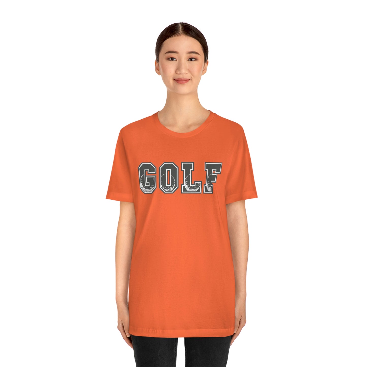 Golf Grey Unisex Jersey Short Sleeve Tee