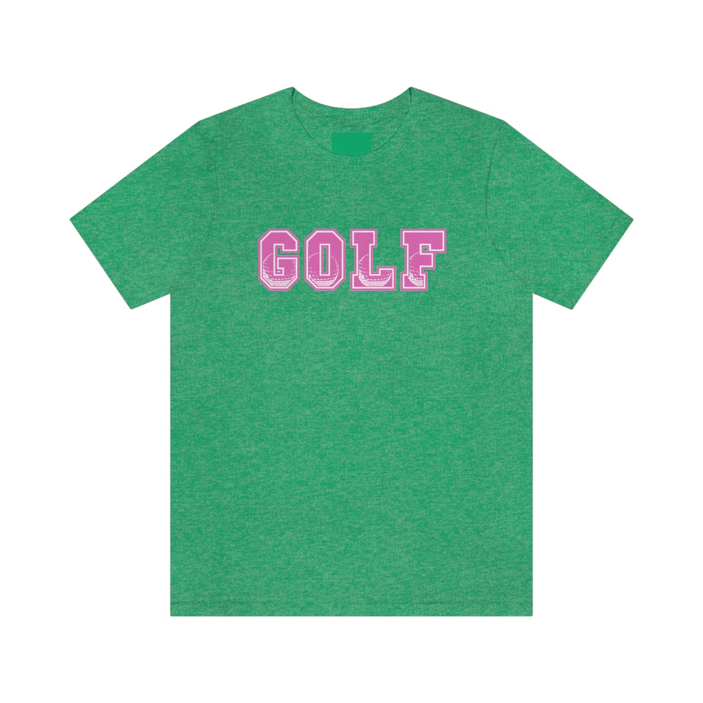 Golf Pink Unisex Jersey Short Sleeve Tee