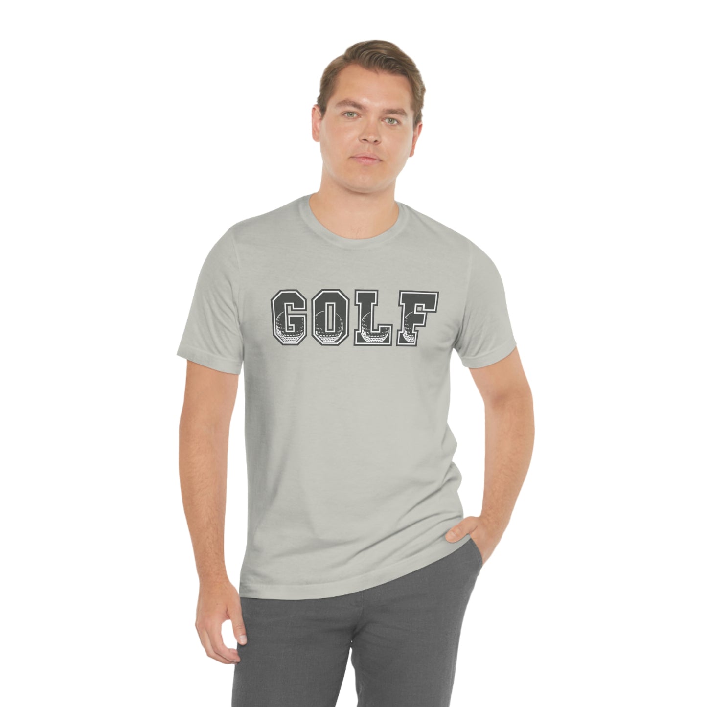 Golf Grey Unisex Jersey Short Sleeve Tee