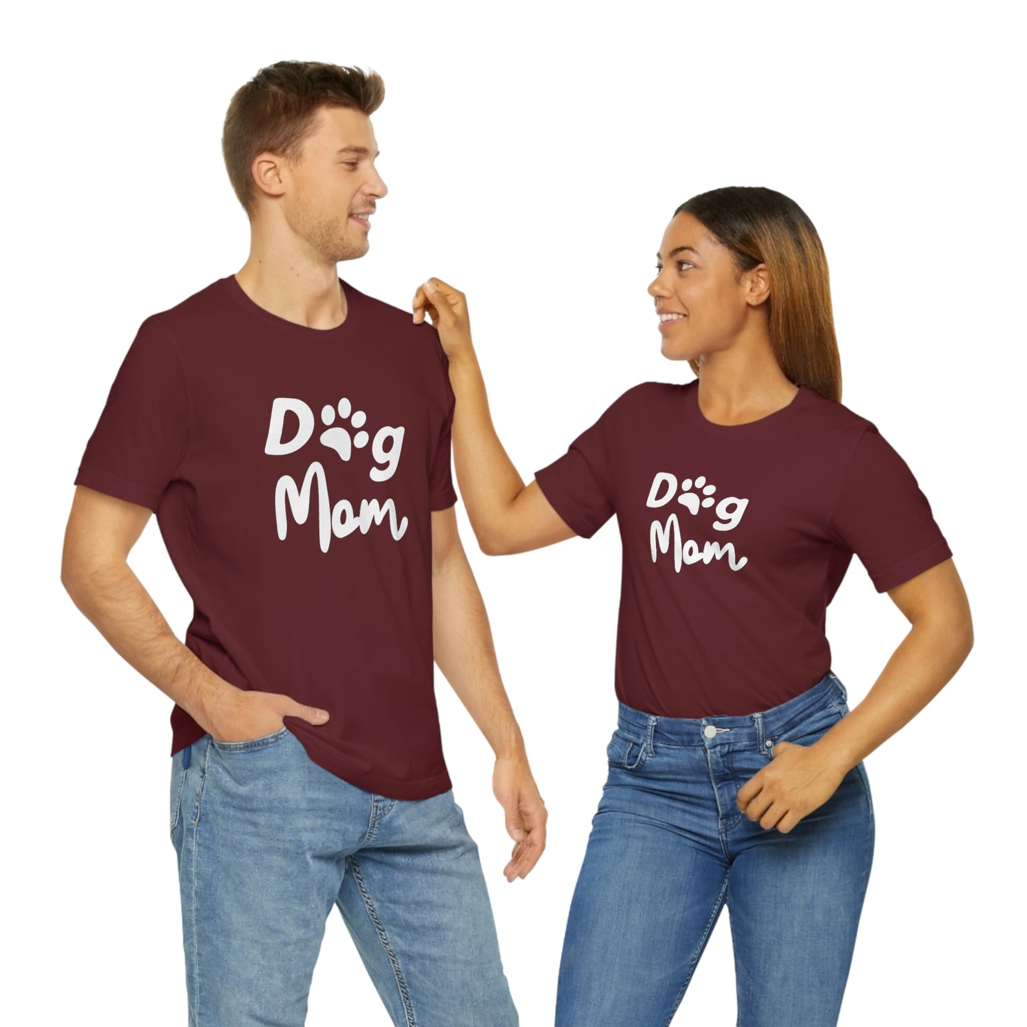 Dog Mom Unisex Jersey Short Sleeve Tee