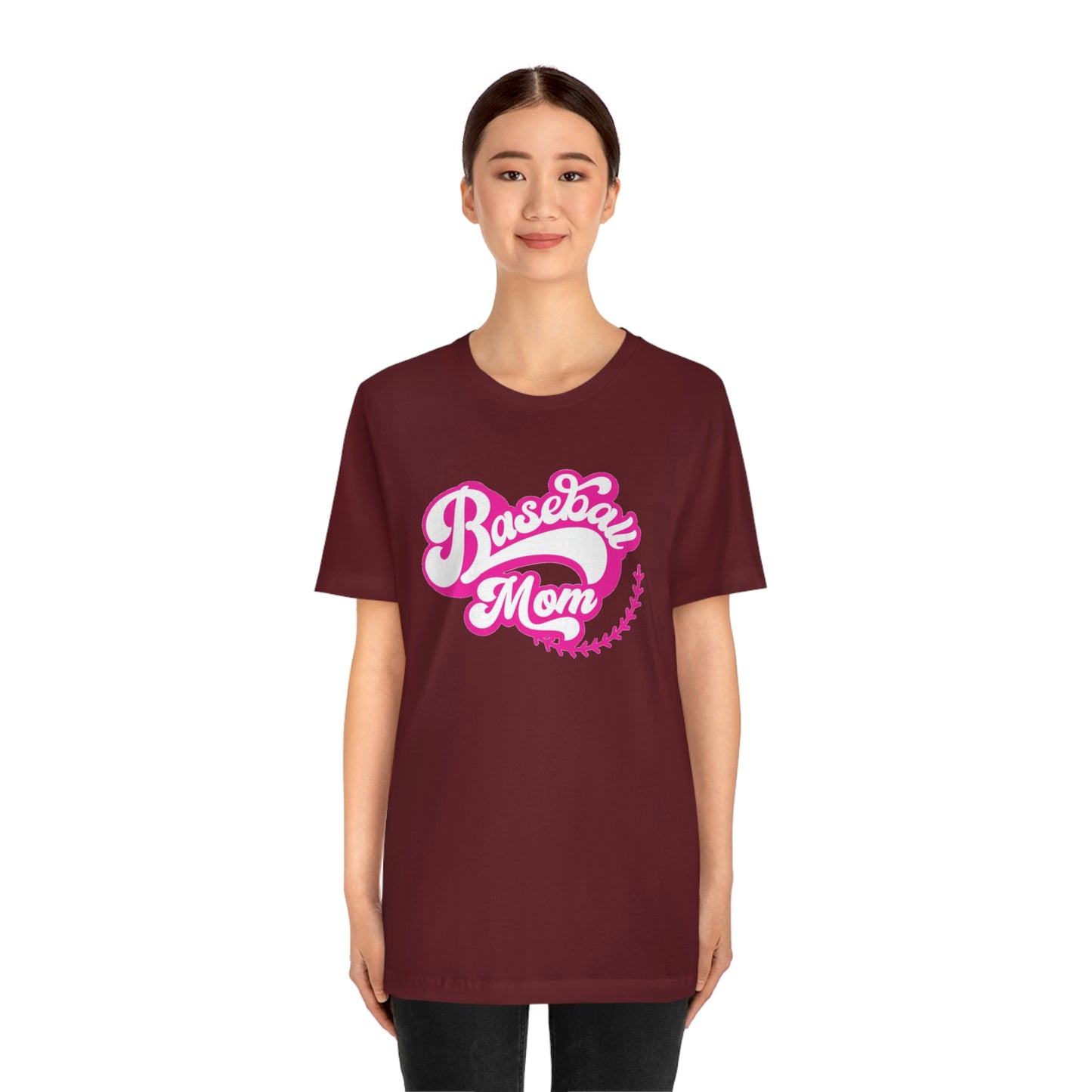 Baseball Mom Unisex Jersey Short Sleeve Tee