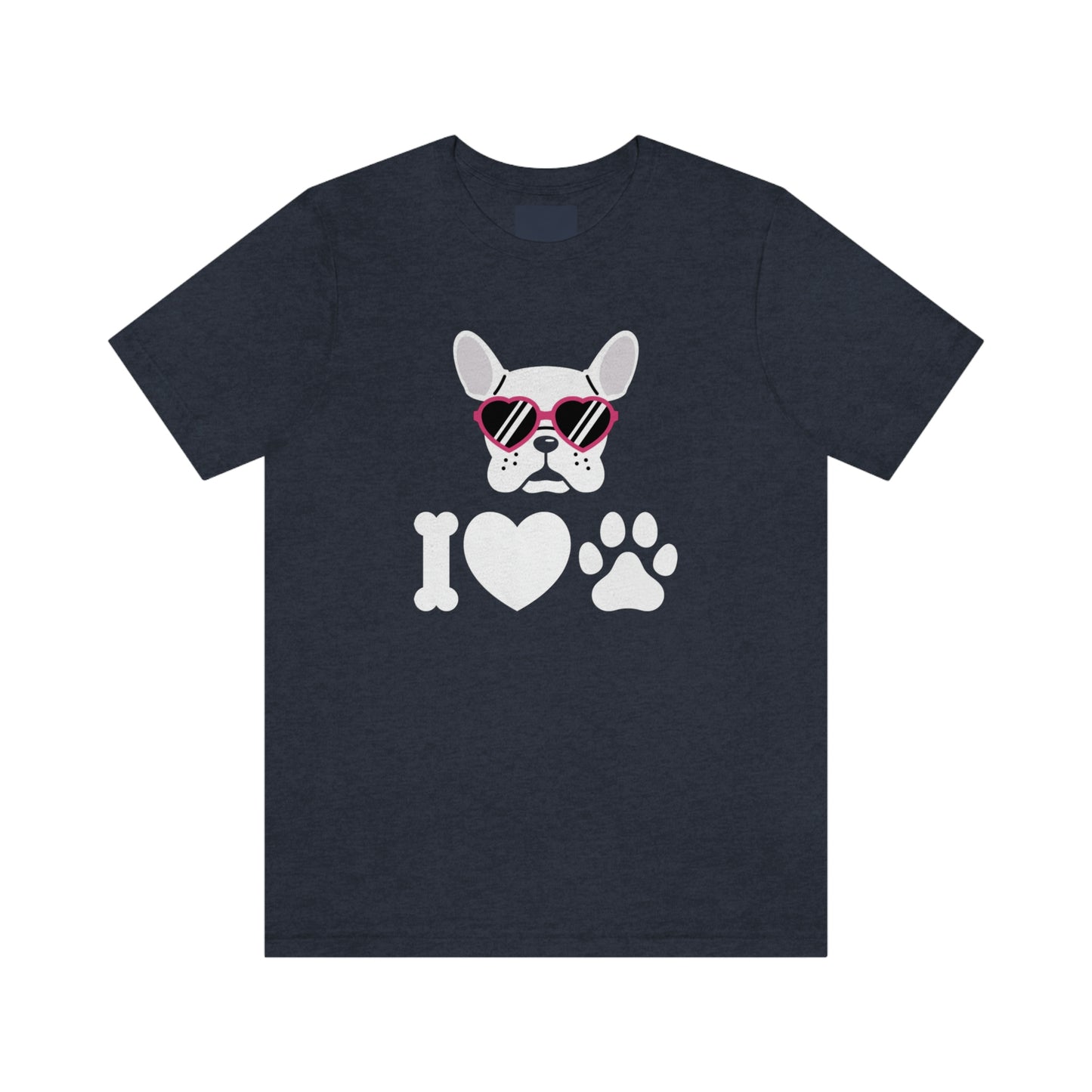 I Love Puppy Love Unisex Jersey Short Sleeve Tee