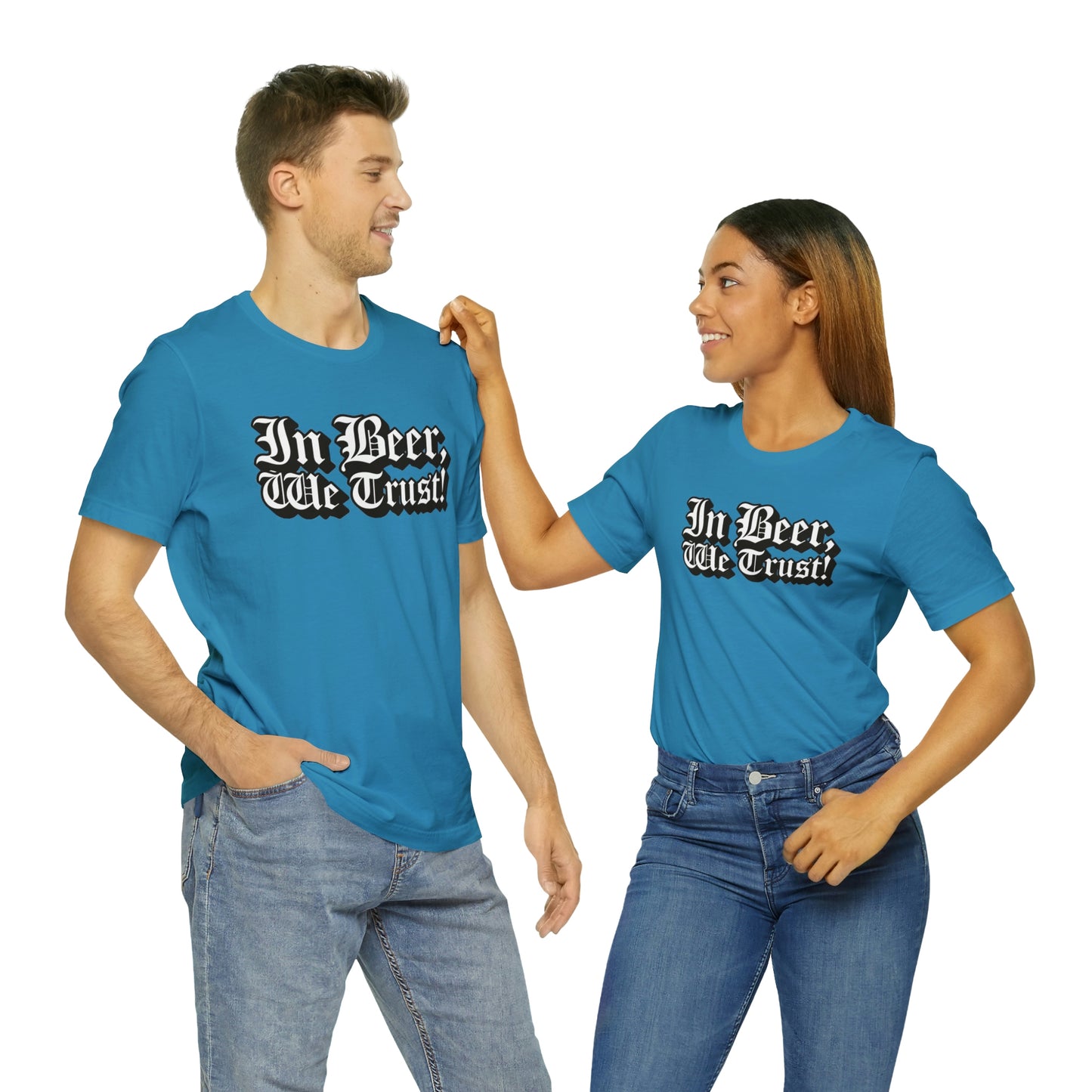 In Beer We Trust Unisex Jersey Short Sleeve Tee