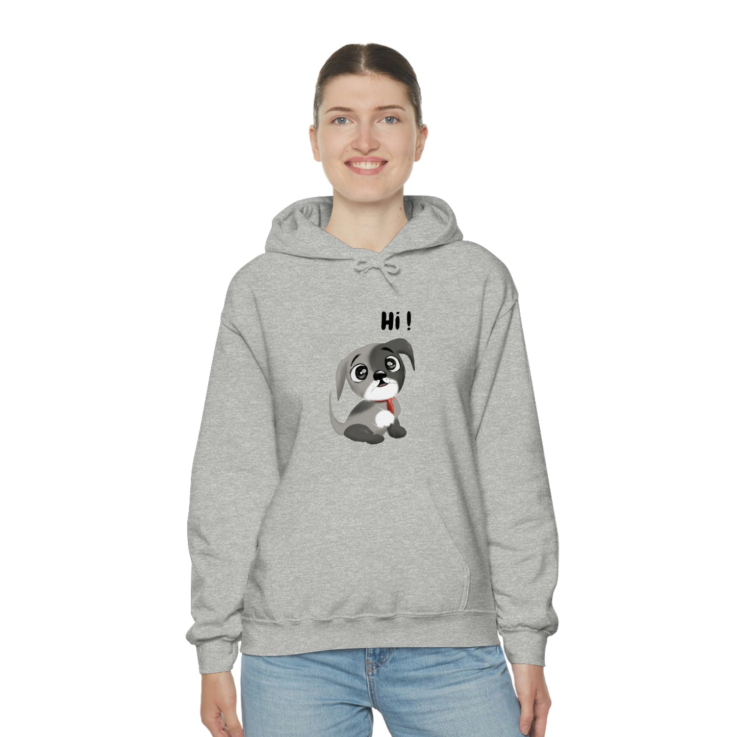 Hi Puppy Unisex Heavy Blend™ Hooded Sweatshirt